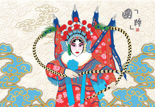 京剧刀马旦京剧武旦