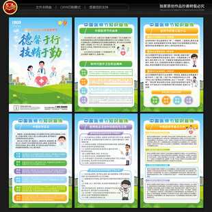 中国医师节宣传展板