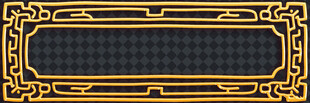 中式金色边框装饰图案
