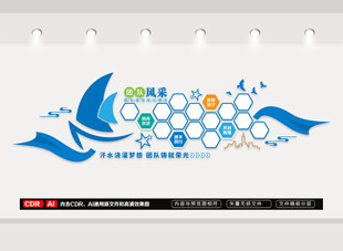 团队风采文化墙