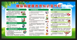 糖尿病日宣传栏
