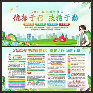 医师节展板