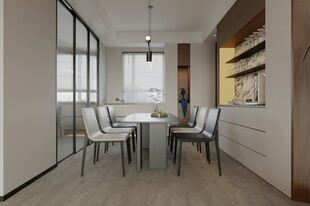 客餐厅场景效果图