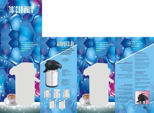 蓝色主题恶色彩盒设计