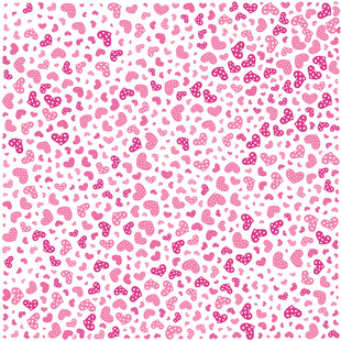 心形面料服饰印花图案