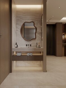 干湿分离卫生间效果图