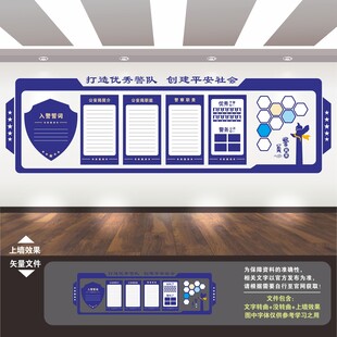 公安派出所文化墙