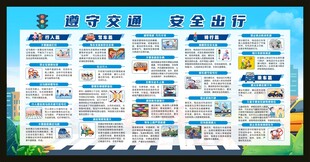 遵守交通安全出行