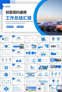 汽车销售4S店汽车行业PPT