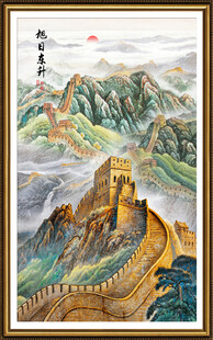 长城玄关装饰画