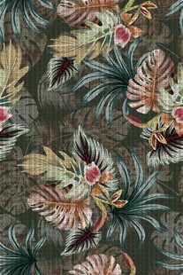 热带花卉植物图案纹理