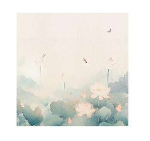 荷花背景图