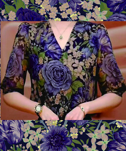 色块大花 可改色