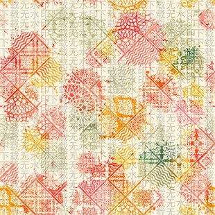 多彩几何图案纹理背景