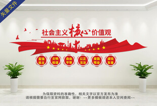社会主义核心价值观文化墙