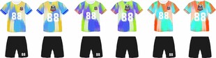 足球服排球服运动球服模板