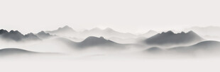 水墨山水意境图