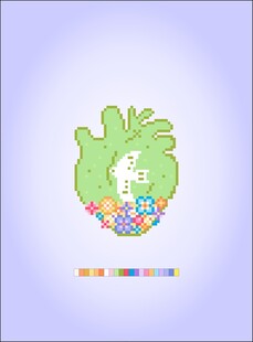 卡通心脏鸽子爱心图案像素十字绣