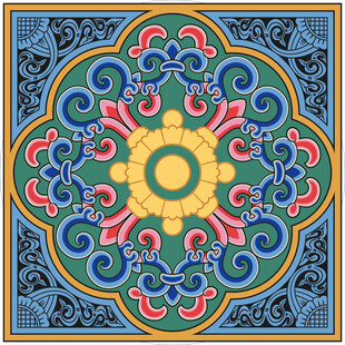 精美传统花纹图案