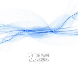 蓝色动感线条矢量背景