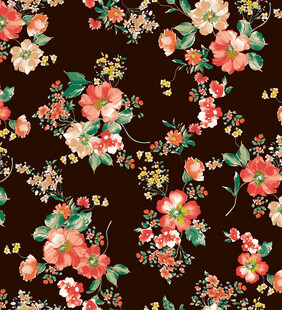 复古风花卉图案