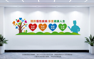 预防慢性疾病文化墙
