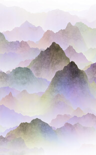 梦幻水墨山水风景图