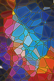 彩色玻璃马赛克图案