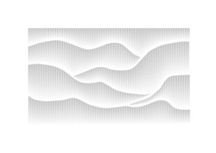 立体白色波浪纹理图案