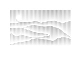 立体风山水景观图