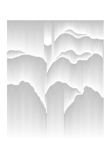 立体山水艺术图案