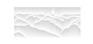 立体白色山峦装饰图案