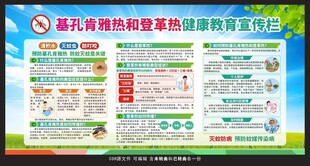 基孔肯雅热登革热宣传栏