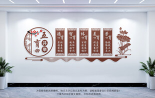 五育并举校园文化墙