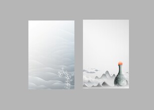 高档现代中国风诗歌背景