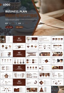 咖啡厅美食餐甜点咖啡文化PPT