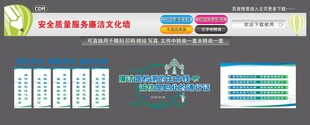 安全质量服务廉洁文化墙