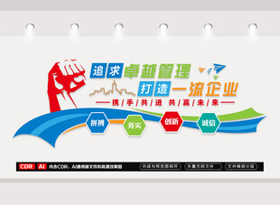 企业标语文化墙