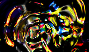 ktv酒吧抽象艺术画