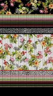 复古花卉图案装饰布料