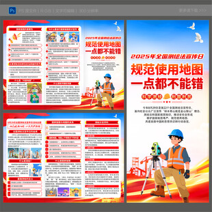 2025年全国测绘法宣传日折页