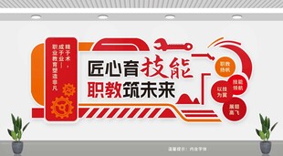 职业技校文化墙