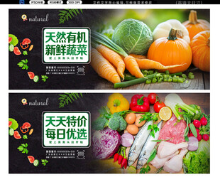 蔬菜展板