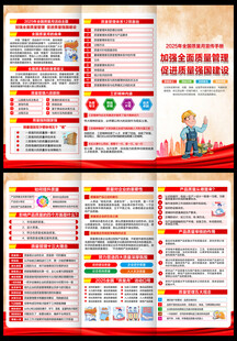 2025年全国质量月三折页