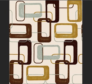 几何图案抽象风地毯