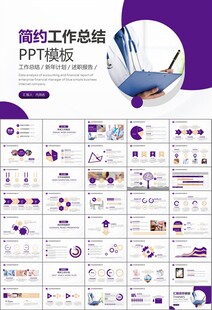 紫色大气医美整形发布会PPT