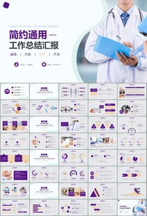 紫色大气医美整形发布会PPT