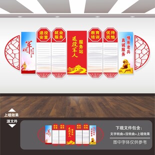 退伍军人文化墙
