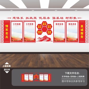 退役军人文化墙