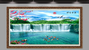 财源滚滚装饰画